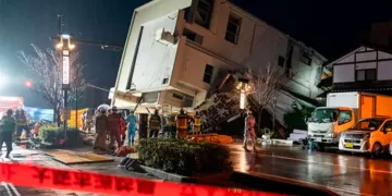 Imagen de una vivienda afectada por un terremoto en Japón. - Zhang Xiaoyu / Xinhua News / Contactophoto