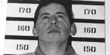 Mario Aburto en el penal de Almoloya, 8 de enero de 1997. Foto de PGR / Archivo