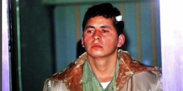 Mario Aburto en el penal de Almoloya, 8 de enero de 1997. Foto de PGR / Archivo