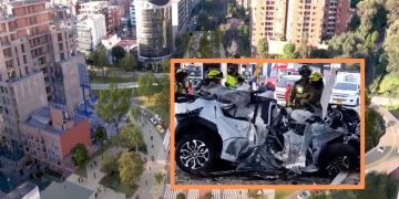 Se reporta fortísimo accidente en la calle 127 con carrera Séptima en Bogotá - crédito Alcaldía de Bogotá y redes sociales