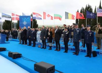Inauguración de la base aérea de Kuvoce, en Albania - NATO