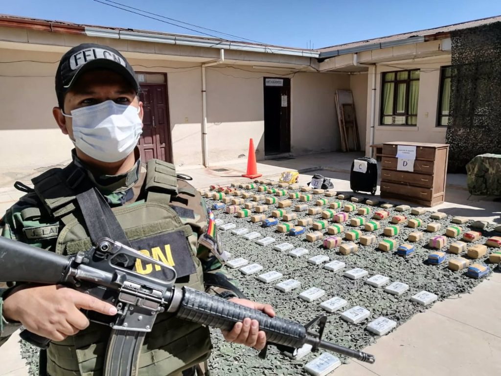 Incautación de droga en Bolivia en una imagen de archivo - FUERZA ESPECIAL DE LUCHA CONTRA EL NARCOTRÁFICO
