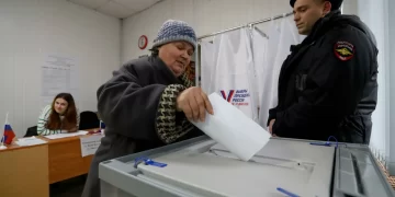 Más de la mitad de los rusos ya votó en las elecciones presidenciales. Foto de EFE
