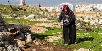 Ciudadanos sirios desplazados en territorio nacional a causa de una guerra que se prolonga ya por trece años - Europa Press/Contacto/Hussein Ali