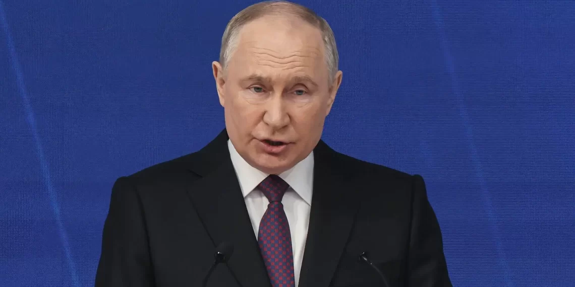 El presidente de Rusia, Vladímir Putin, fue reelegido para un quinto mandato. EFE/EPA/SERGEI ILNITSKY