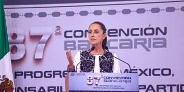 La candidata presidencial del oficialismo en México, Claudia Sheinbaum. EFE/David Guzmán