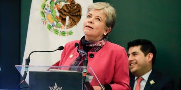 Archivo - La ministra de Exteriores de México, Alicia Barcena