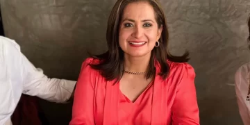 Alma Alcaraz, candidata de Morena al gobierno de Guanajuato confirma amenazas. Foto de X Alma Alcaraz