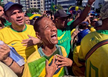 Seguidores de Jair Bolsonaro en una movilización en Río de Janeiro. - Europa Press/Contacto/Bob Karp