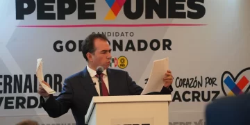 Foto tomada de las redes de 'Pepe' Yunes, candidato a la gubernatura de Veracruz