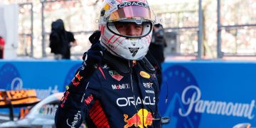 Formula One F1 - Japanese Grand Prix - Suzuka Circuit, Suzuka, Japan - September 23, 2023
Red Bull's Max Verstappen reacts after in qualifying pole position REUTERS/Issei Kato