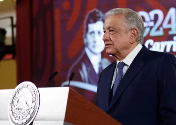 López Obrador en conferencia matutina. Foto de Gobierno de México